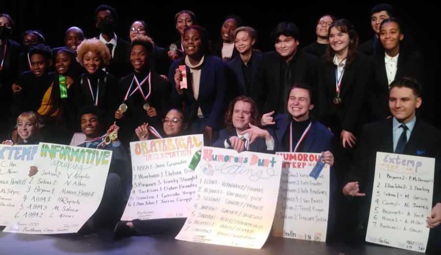 Speech Team Takes Several 1sts at Marian Classic